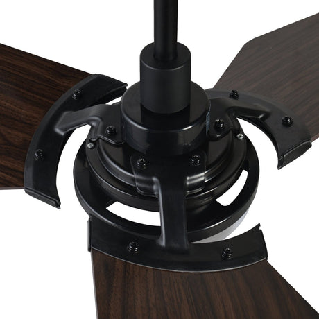 KAJ 52 inch 3 - Blade Smart Ceiling Fan with LED Light & Remote - LEDMyPlace