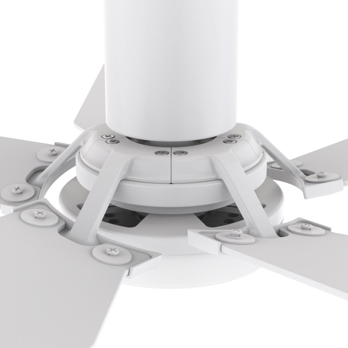 KAJ 52 inch 5 - Blade Flush Mount Smart Ceiling Fan with LED Light & Remote - LEDMyPlace