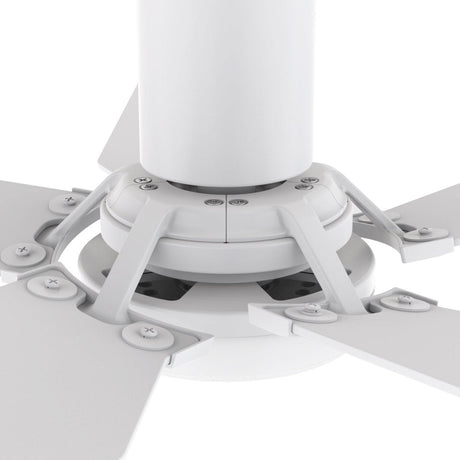 KAJ 52 inch 5 - Blade Flush Mount Smart Ceiling Fan with LED Light & Remote - LEDMyPlace