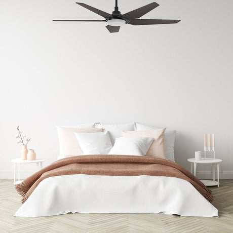 KAJ 52 inch 5 - Blade Smart Ceiling Fan with LED Light & Remote - LEDMyPlace