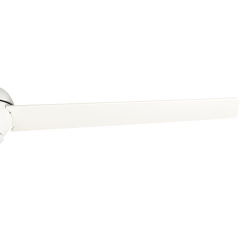 KENDRICK 52 inch 3 - Blade Best Ceiling Fan with LED Light Kit & Remote Control - White/White - LEDMyPlace