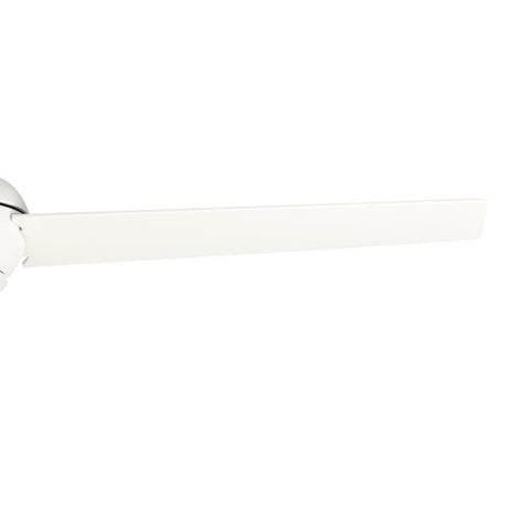 KENDRICK 52 inch 3 - Blade Best Ceiling Fan with LED Light Kit & Remote Control - White/White - LEDMyPlace