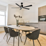 KNOX 60 inch 5 - Blade Ceiling Fan with LED Light & Remote - LEDMyPlace