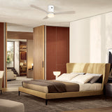 LABELLE 52 inch 3 - Blade Flush Mount Smart Ceiling Fan with LED Light & Remote - LEDMyPlace
