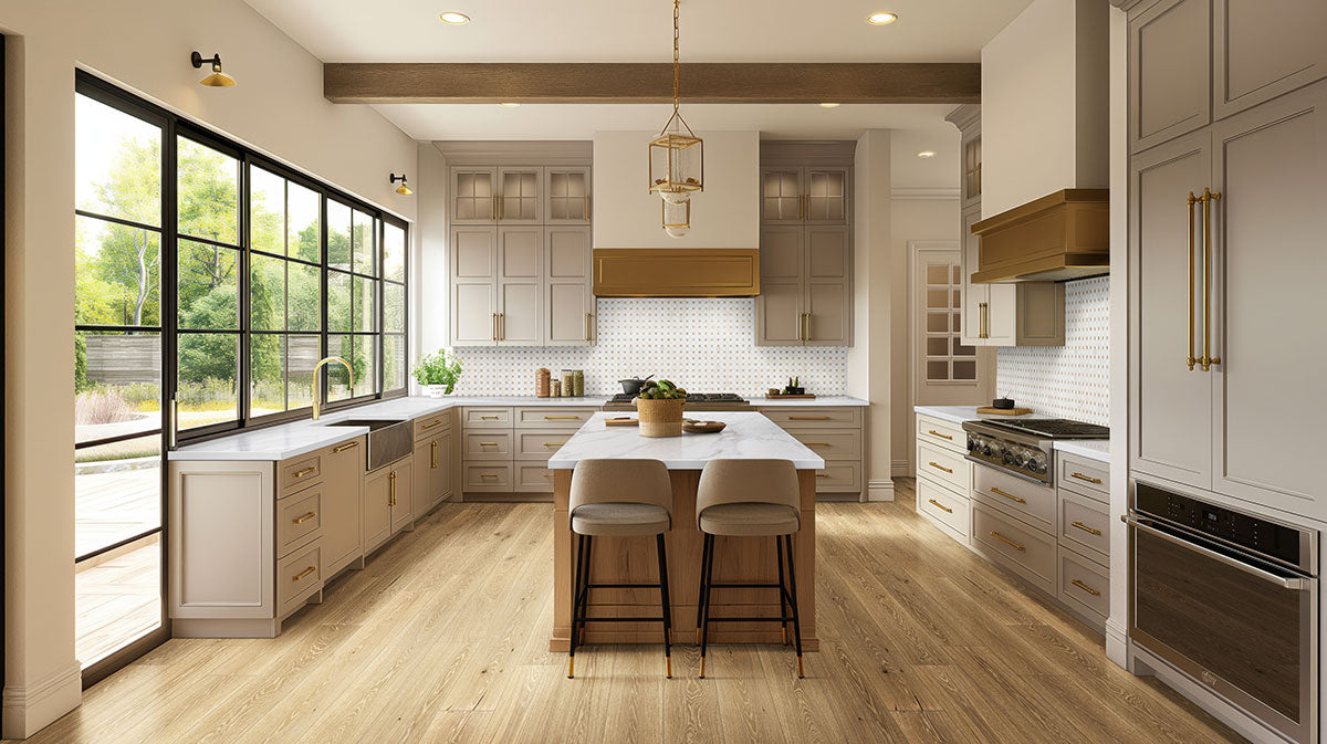 Ladson Kentsea Oak 7-1/2 x 75 in 1/2 in White Oak Engineered Hardwood