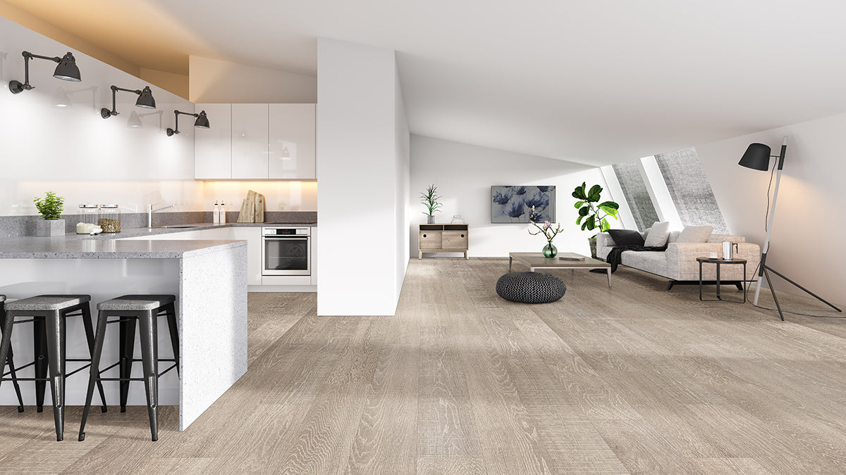 McCarran Hinton 9-1/2 x 86 in 5/8 in White Oak Engineered Hardwood