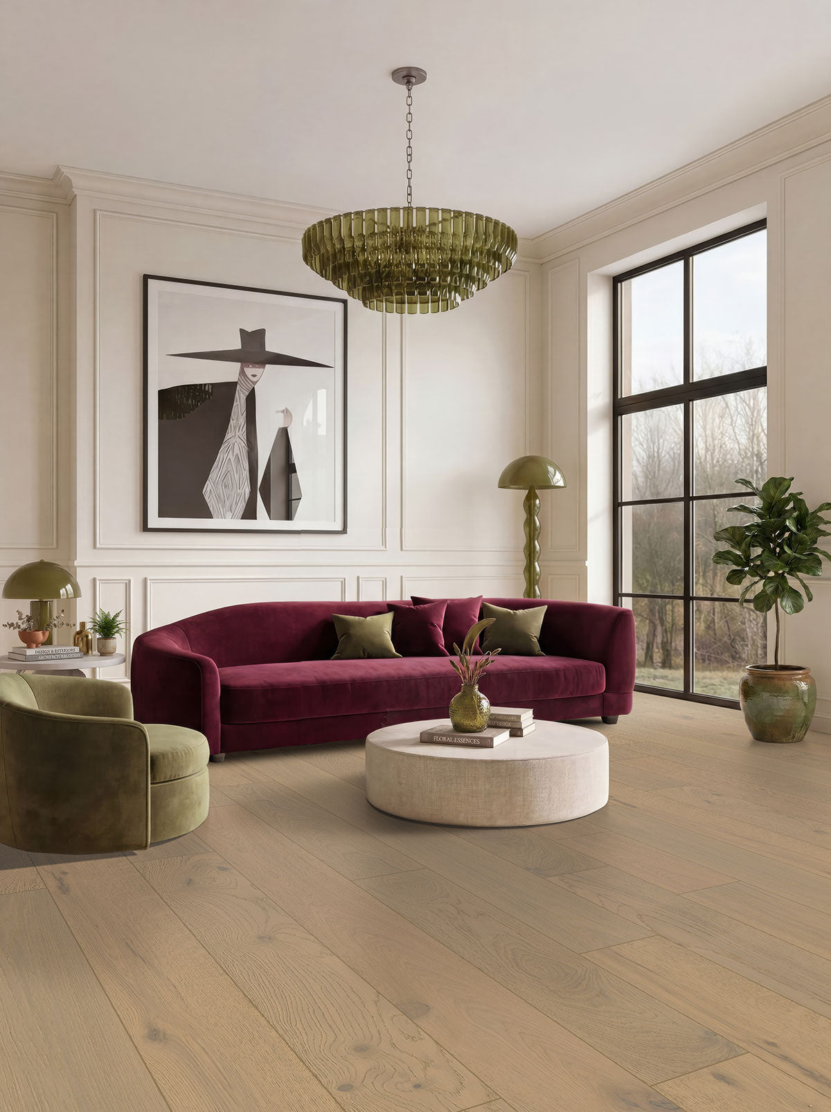 McCarran Talren 9-1/2 x 86 in 5/8 in White Oak Engineered Hardwood