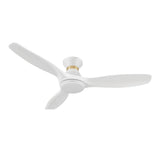 MERTON 52 inch 3 - Blade Smart Ceiling Fan with LED Light & Remote - LEDMyPlace
