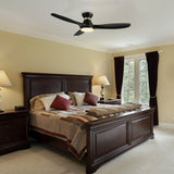 MERTON 52 inch 3 - Blade Smart Ceiling Fan with LED Light & Remote - LEDMyPlace