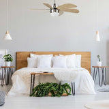 Minimus 38 - inch Indoor Best Smart Ceiling Fan with Light Kit & Wall Control, Works with Alexa/Google Home/Siri - LEDMyPlace