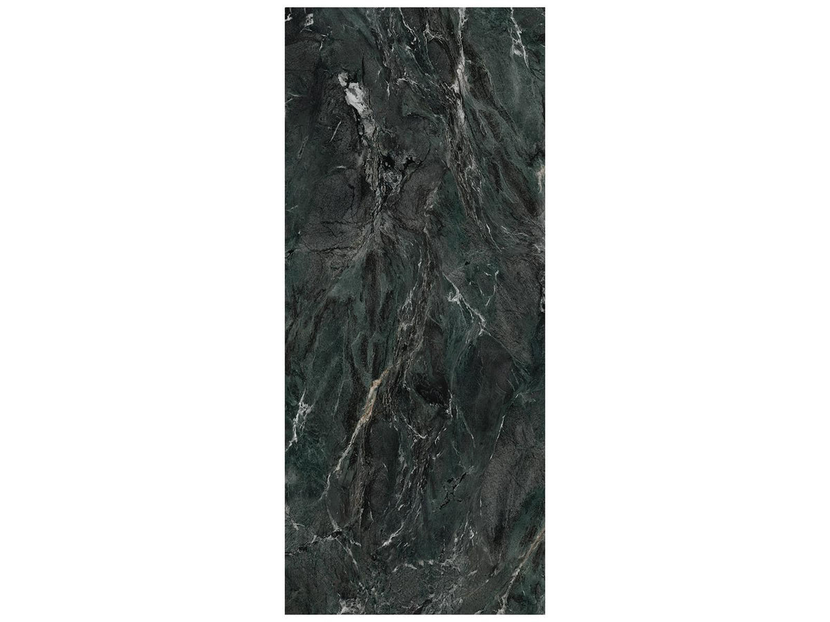 48 x 110 in Majesto Verdi Alpi Polished Rectified Colorsync Sintered Slab 6 mm