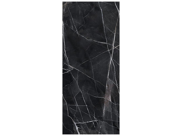 48 x 110 in Majesto Calacatta Noir Honed Rectified Colorsync Sintered Slab 6 mm