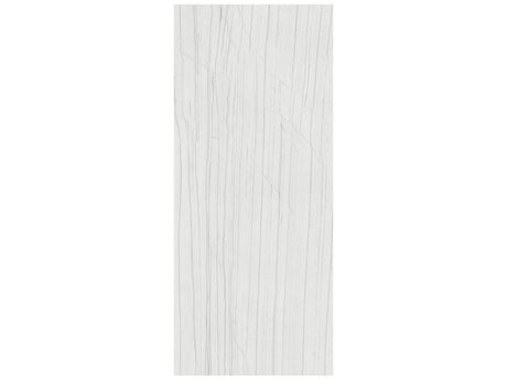 48 x 110 in Majesto Bianco Stratura Honed Rectified Colorsync Sintered Slab 6 mm