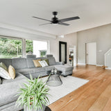 MONTGOMERY 52 inch 4 - Blade Smart Ceiling Fan with LED Light & Remote - LEDMyPlace