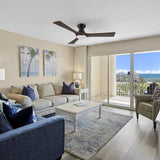 NICOLET 52 inch 3 - Blade Flush Mount Smart Ceiling Fan with LED Light & Remote - LEDMyPlace