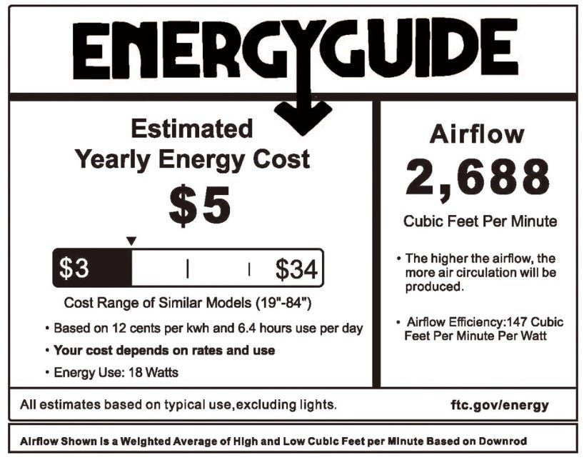 NICOLET 52 inch 3 - Blade Smart Ceiling Fan with Remote &LED Light - LEDMyPlace