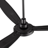 OBERON 56 inch 3 - Blade No LED Light Ceiling Fan with Remote - LEDMyPlace