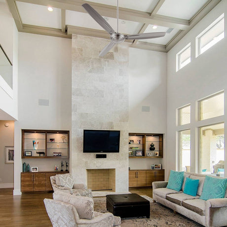 OBERON 56 inch 3 - Blade No Light Ceiling Fan with Wall Control - LEDMyPlace