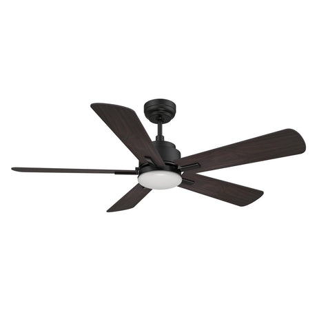 OLINDA 52 inch 5 - Blade Smart Ceiling Fan with LED Light & Remote - LEDMyPlace