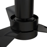 PORTER 44 inch 3 - Blade Flush Mount Smart Ceiling Fan with LED Light & Remote - LEDMyPlace