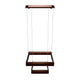 LED Pendant Light Fixture, Dimmable, 3000K (Warm White), Brushed Brown (P1394-64)