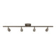 LED Track Lighting, Brushed Nickel Finish, Dimmable, 3000K, Flush Mount Spotlight Ceiling, Directional Ceiling Light for Dining Room, Bedroom, Office