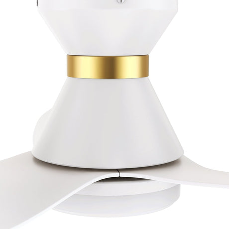 RYATT 45 inch 3 - Blade Flush Mount Smart Ceiling Fan with LED Light & Remote - LEDMyPlace