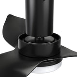 RYNA 45 inch 3 - Blade Flush Mount Smart Ceiling Fan with LED Light & Remote - LEDMyPlace
