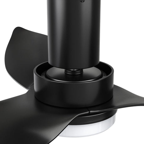 RYNA 45 inch 3 - Blade Flush Mount Smart Ceiling Fan with LED Light & Remote - LEDMyPlace