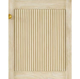 Salem Freestanding Solid Wood Bathroom Vanity With Carrara White Marble Sink Top & 4 In. Backsplash in Nature Wood Finish