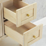 Salem Freestanding Solid Wood Bathroom Vanity With Carrara White Marble Sink Top & 4 In. Backsplash in Nature Wood Finish