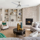 SANTANA 52 inch 3 - Blade Ceiling Fan with LED Light & Wall Control - LEDMyPlace