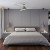 SANTANA 52 inch 3 - Blade Ceiling Fan with LED Light & Wall Control - LEDMyPlace