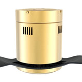 SKARA 52 inch 3 - Blade Flush Mount No Light Ceiling Fan with Remote - LEDMyPlace