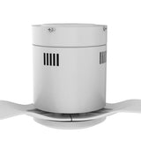 SKARA 52 inch 3 - Blade Flush Mount No Light Ceiling Fan with Remote - LEDMyPlace