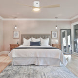 SPEZIA 52 inch 3 - Blade Flush Mount Smart Ceiling Fan with Remote & LED Light - LEDMyPlace