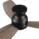 STANLEY 48 inch 3 - Blade Flush Mount No Light Ceiling Fan with Remote - LEDMyPlace