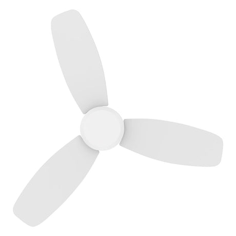 STANLEY 48 inch 3 - Blade Flush Mount No Light Ceiling Fan with Remote - LEDMyPlace
