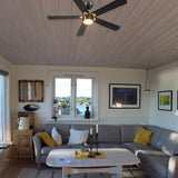 TARRASA 52 inch 5 - Blade Smart Ceiling Fan with LED Light & Remote - LEDMyPlace
