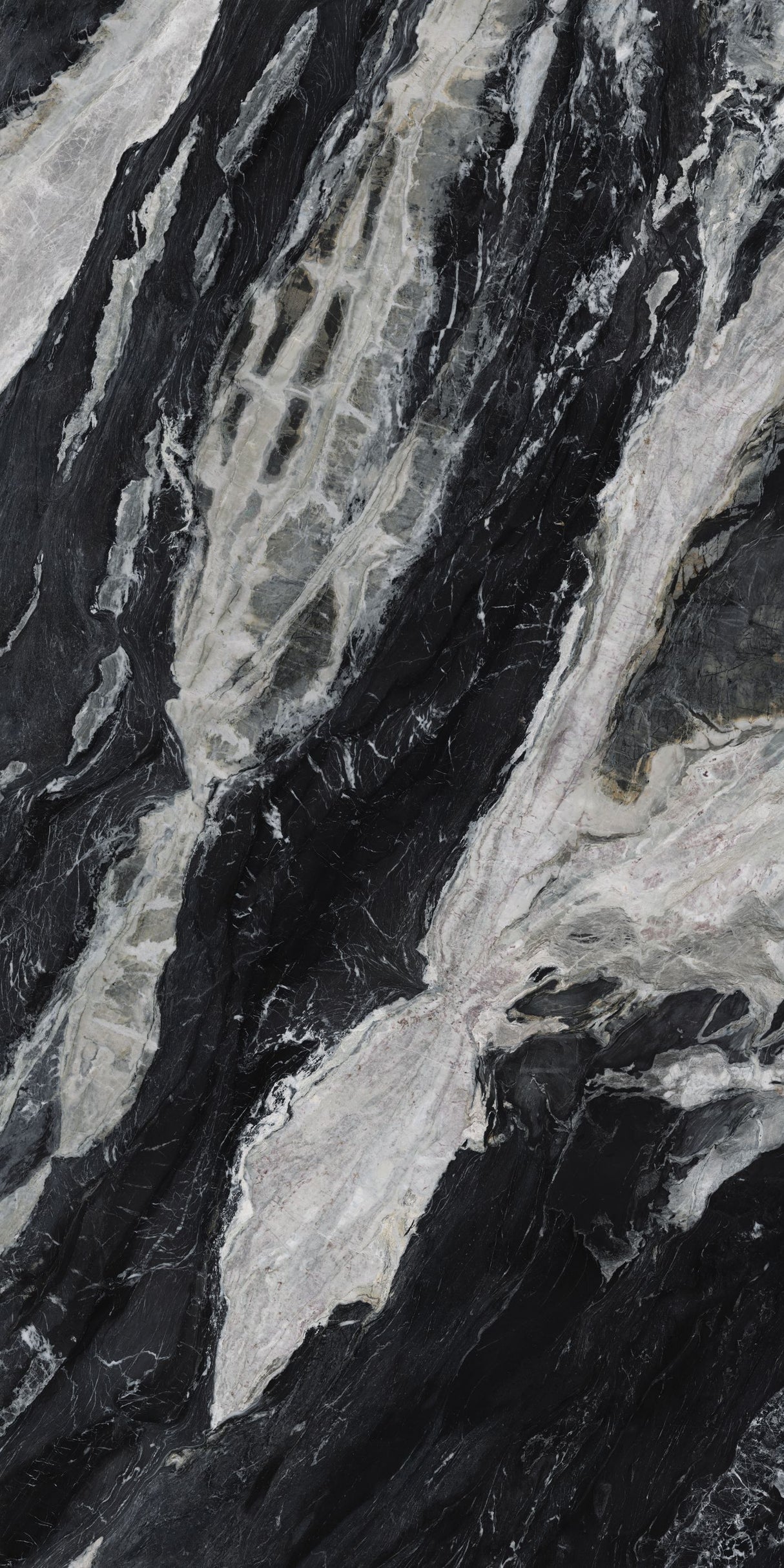 64 x 127 in Bianco Dior Block 38 Bookmatch Cut Honed Colorsync Sintered Slab 12 mm / 0.47 in (55.11 Sqft/box)