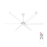 VINKA 60 inch 6 - Blade No Light Ceiling Fan with Remote - LEDMyPlace