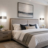 Wall Mounted LED Light Fixture, 5000K, Dimmable, ETL/CE Certificate, Material: Metal + White Acrylic Shade - LEDMyPlace