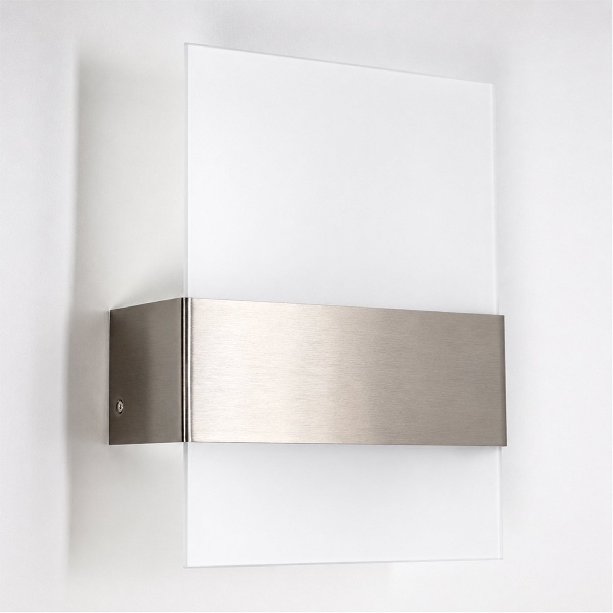 Wall Mounted LED Light Fixture, 5000K, Dimmable, ETL/CE Certificate, Material: Metal + White Acrylic Shade - LEDMyPlace