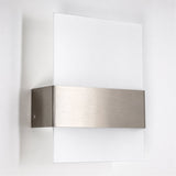 Wall Mounted LED Light Fixture, 5000K, Dimmable, ETL/CE Certificate, Material: Metal + White Acrylic Shade - LEDMyPlace