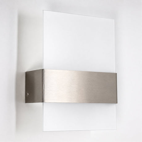 Wall Mounted LED Light Fixture, 5000K, Dimmable, ETL/CE Certificate, Material: Metal + White Acrylic Shade - LEDMyPlace