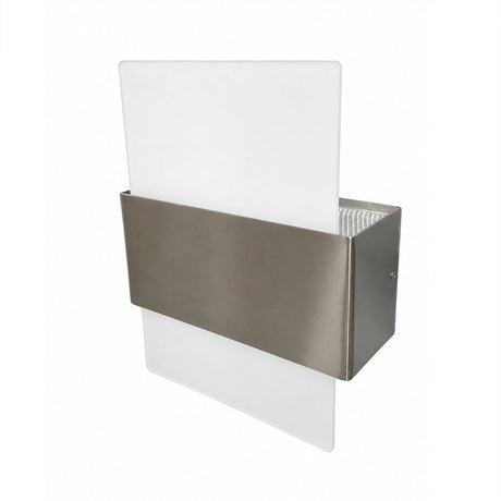 Wall Mounted LED Light Fixture, 5000K, Dimmable, ETL/CE Certificate, Material: Metal + White Acrylic Shade - LEDMyPlace