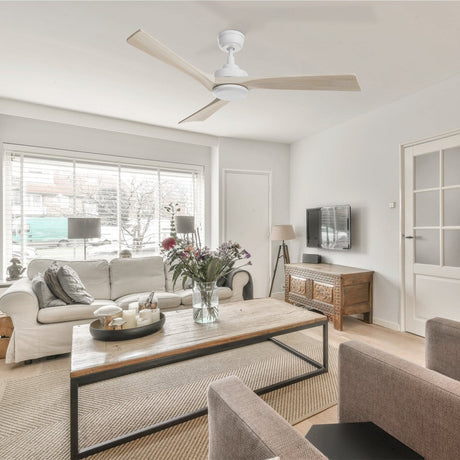 WESTBURY 52 inch 3 - Blade No Light Ceiling Fan with Remote - LEDMyPlace