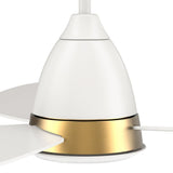 YORK 52 inch 3 - Blade Smart Ceiling Fan with LED Light & Remote - LEDMyPlace