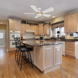 ZELDA 52 inch 5 - Blade Ceiling Fan with LED Light & Remote - LEDMyPlace