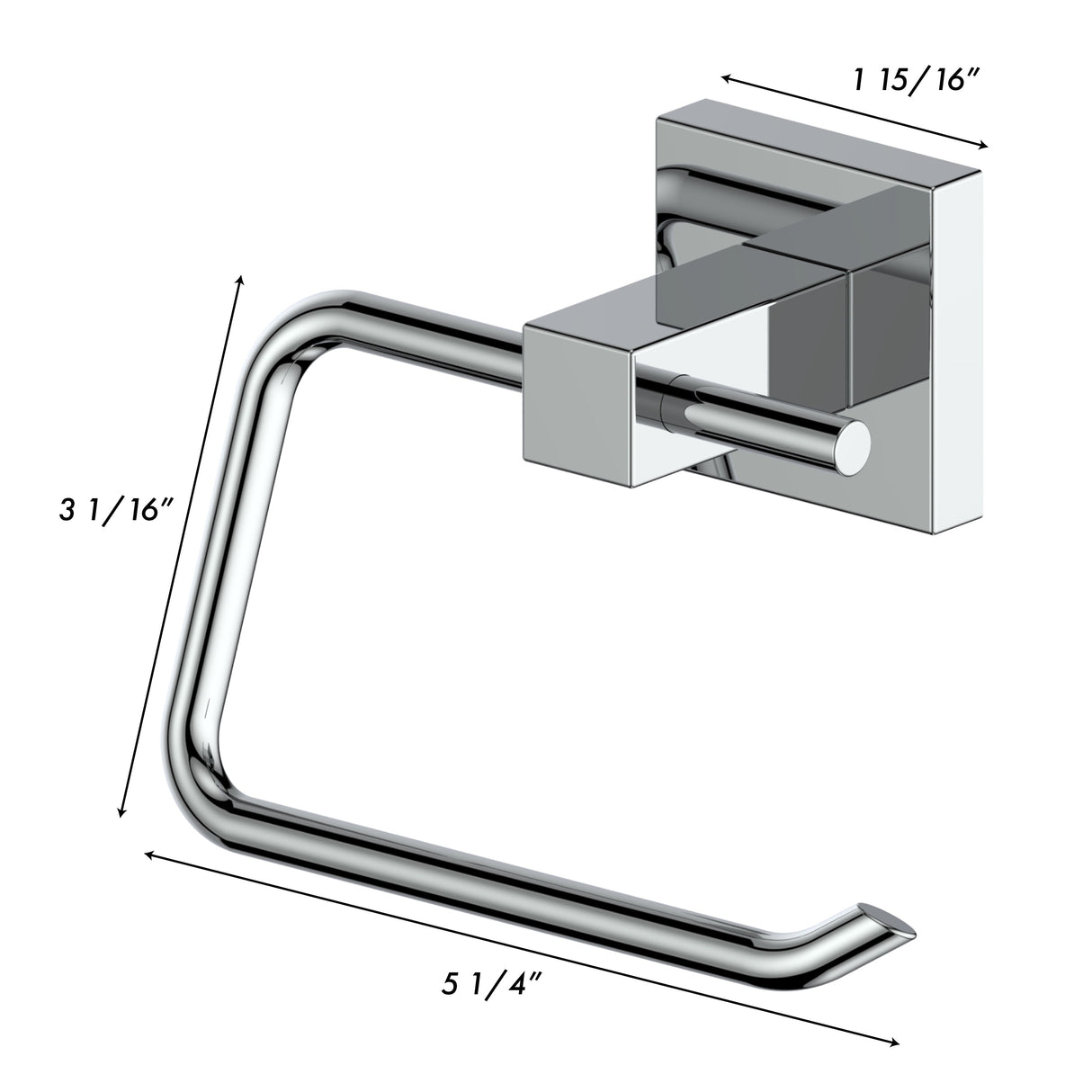 ZLINE Bliss Toilet Paper Holder in Brushed Nickel (BLS-TP-BN)